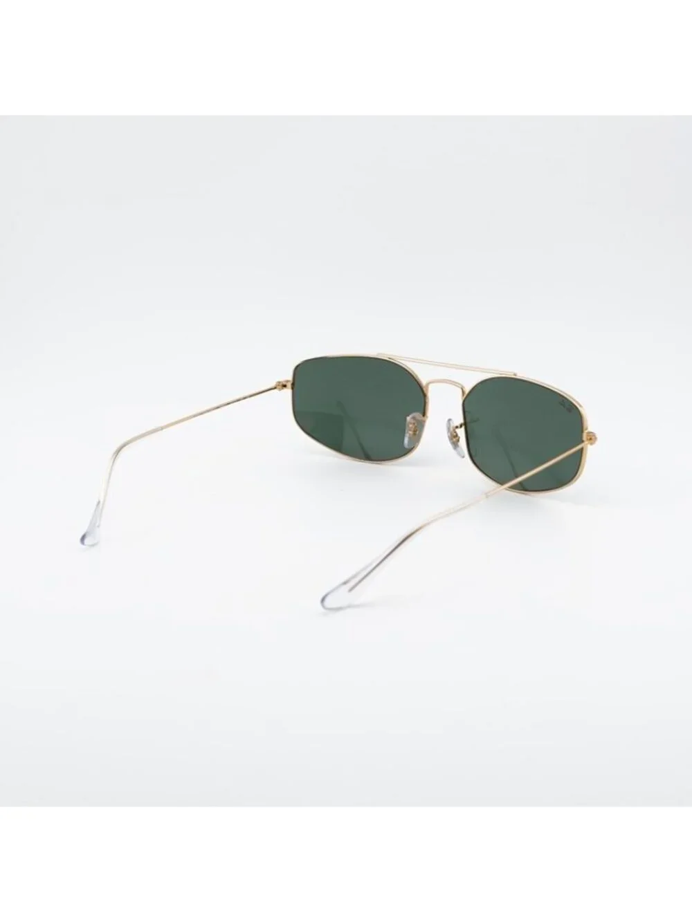 Ray-Ban RB3845 919631 Sunglasses Legend Gold Square Frame, G-15 Green Lenses
